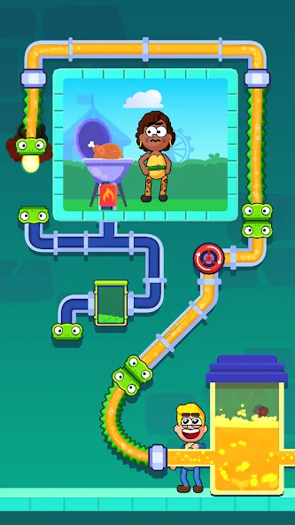 Мод Flow Legends: Pipe Games — Подсказки без ограничений и открыты уровни, скачать APK — скриншот 2
