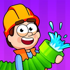 Мод Flow Legends: Pipe Games — Подсказки без ограничений и открыты уровни, скачать APK