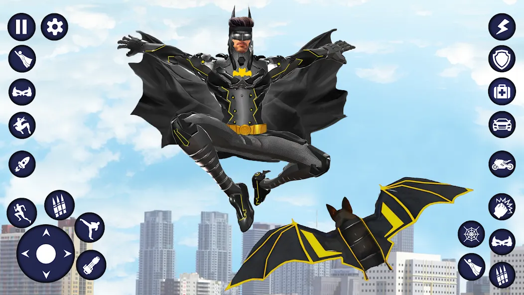 Flying Bat Robot Car Transform — взломанная версия, Безлимитные деньги и все машины открыты — скриншот 1 Flying Bat Robot Car Transform — взломанная версия, Безлимитные деньги и все машины открыты — скриншот 1