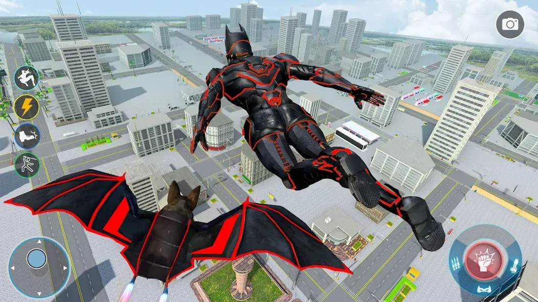 Flying Bat Robot Car Transform — взломанная версия, Безлимитные деньги и все машины открыты — скриншот 2 Flying Bat Robot Car Transform — взломанная версия, Безлимитные деньги и все машины открыты — скриншот 2