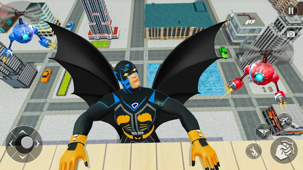 Flying Bat Robot Car Transform — взломанная версия, Безлимитные деньги и все машины открыты — скриншот 3 Flying Bat Robot Car Transform — взломанная версия, Безлимитные деньги и все машины открыты — скриншот 3