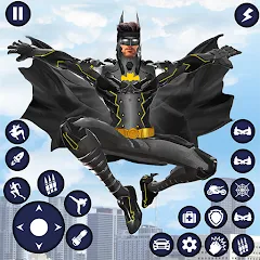 Flying Bat Robot Car Transform — взломанная версия, Безлимитные деньги и все машины открыты