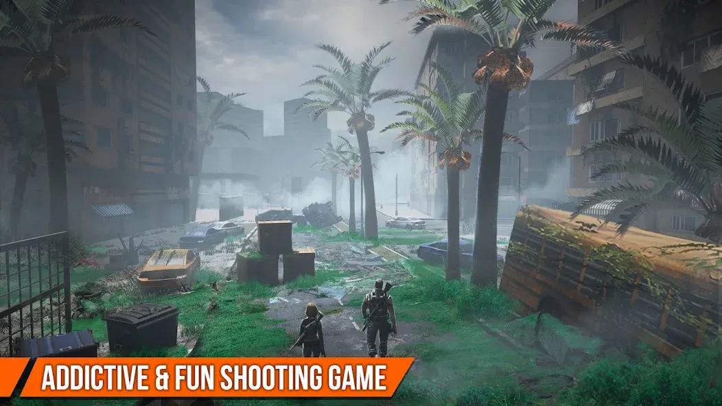 Скачать Dead Target: Zombie Games 3D на Андроид с модом — Безлимитные патроны и здоровье — скриншот 1