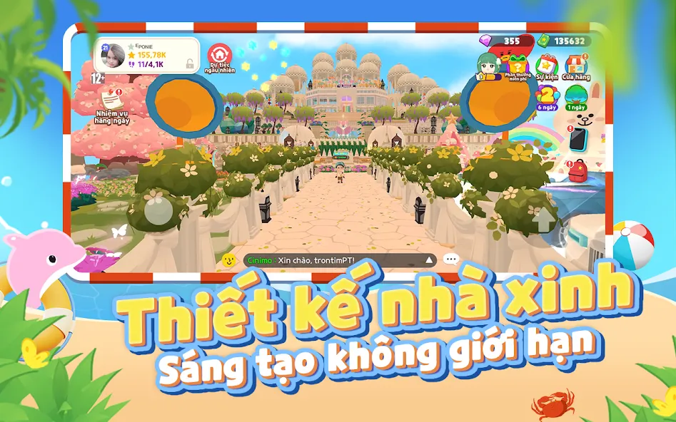 Play Together VNG (Мод: Безлимитные ресурсы и открыты все предметы) — скачать на Андроид — скриншот 1 Play Together VNG (Мод: Безлимитные ресурсы и открыты все предметы) — скачать на Андроид — скриншот 1