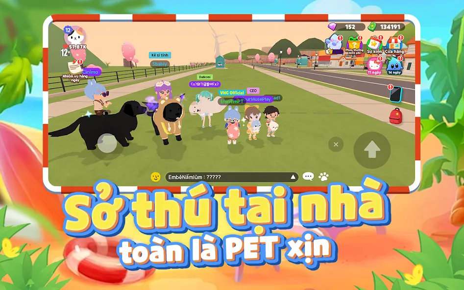 Play Together VNG (Мод: Безлимитные ресурсы и открыты все предметы) — скачать на Андроид — скриншот 3 Play Together VNG (Мод: Безлимитные ресурсы и открыты все предметы) — скачать на Андроид — скриншот 3
