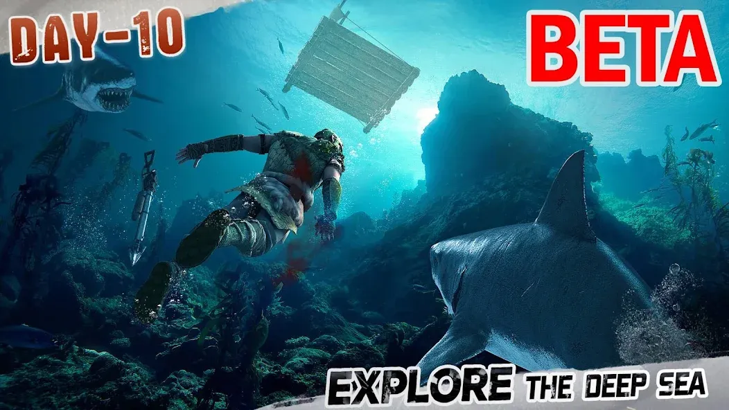 LOST in BLUE Beta — последняя версия с модом (Много ресурсов и быстрый крафт) — скриншот 3