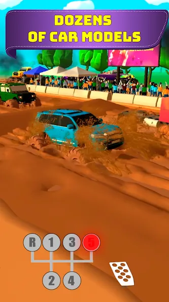 Mud Racing: 4х4 Off-Road взломанный APK — Безлимитные деньги и топливо — скриншот 4