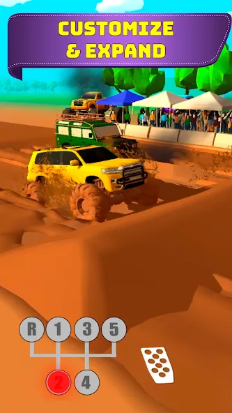 Mud Racing: 4х4 Off-Road взломанный APK — Безлимитные деньги и топливо — скриншот 5