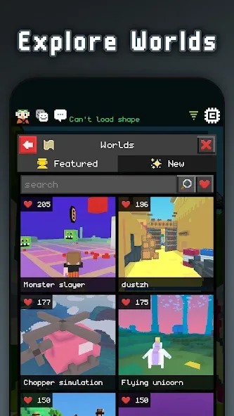 Скачать Cubzh Mod APK — Много ресурсов и открытые предметы — скриншот 3 Скачать Cubzh Mod APK — Много ресурсов и открытые предметы — скриншот 3