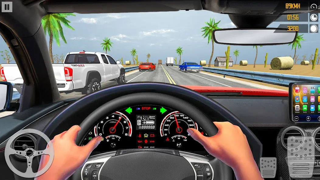 VR Traffic Racing In Car Drive MOD APK скачать на Андроид — Безлимитные деньги и все машины — скриншот 2 VR Traffic Racing In Car Drive MOD APK скачать на Андроид — Безлимитные деньги и все машины — скриншот 2