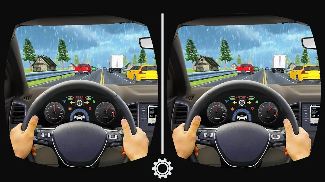 VR Traffic Racing In Car Drive MOD APK скачать на Андроид — Безлимитные деньги и все машины — скриншот 3 VR Traffic Racing In Car Drive MOD APK скачать на Андроид — Безлимитные деньги и все машины — скриншот 3