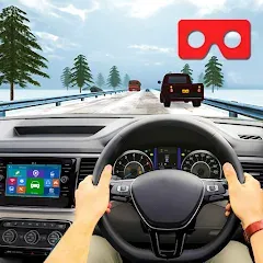 VR Traffic Racing In Car Drive MOD APK скачать на Андроид — Безлимитные деньги и все машины