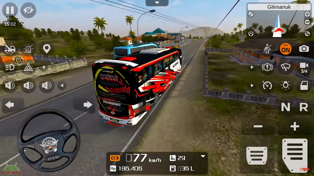 Coach Tourist Bus City Driving бесплатно на Андроид — мод: Безлимитные деньги и топливо — скриншот 1 Coach Tourist Bus City Driving бесплатно на Андроид — мод: Безлимитные деньги и топливо — скриншот 1