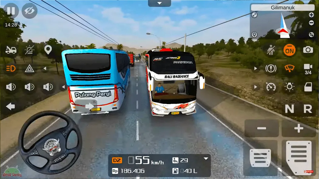 Coach Tourist Bus City Driving бесплатно на Андроид — мод: Безлимитные деньги и топливо — скриншот 5 Coach Tourist Bus City Driving бесплатно на Андроид — мод: Безлимитные деньги и топливо — скриншот 5