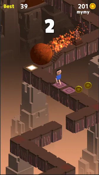 Zigzag Valley,Endless game — скачать мод: Безлимитные монеты и жизни — скриншот 2