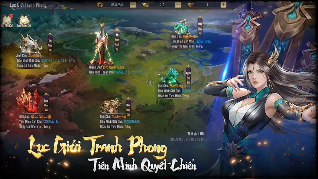 Скачать мод Trảm Tiên Quyết - Tru Tiên 5.0 — Безлимитные деньги и усиленные герои — скриншот 2