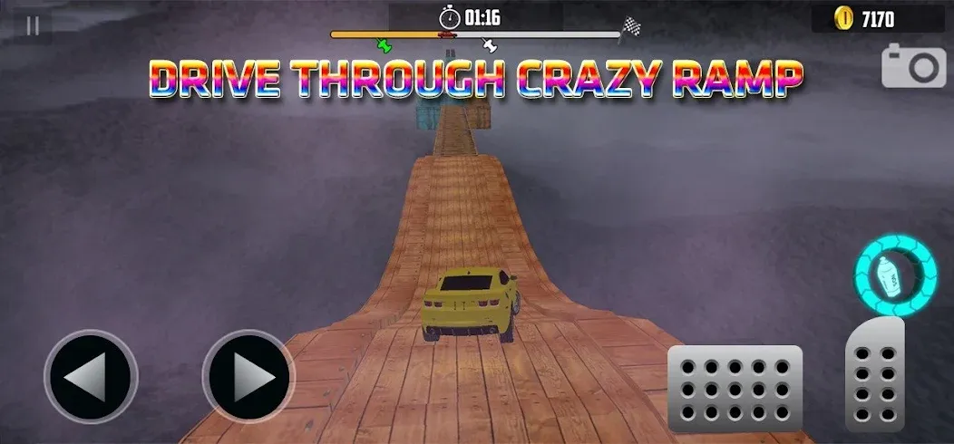 Ramp Car Stunt Challenge бесплатно на Андроид — мод: Безлимитные деньги и открыты все машины — скриншот 3