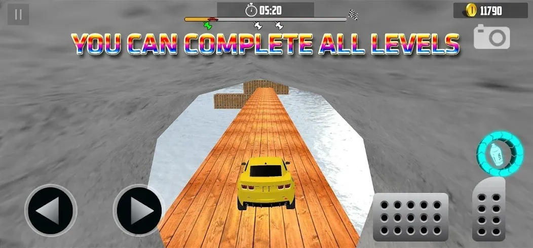Ramp Car Stunt Challenge бесплатно на Андроид — мод: Безлимитные деньги и открыты все машины — скриншот 5