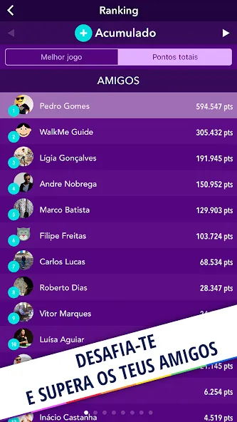 Quizit - Trivia Português бесплатно на Андроид — мод: Безлимитные подсказки и жизни — скриншот 4 Quizit - Trivia Português бесплатно на Андроид — мод: Безлимитные подсказки и жизни — скриншот 4