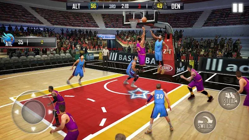 Fanatical Basketball взломанный APK — Безлимитные деньги и энергия — скриншот 4