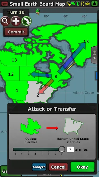 Warzone - turn based strategy — взломанная версия, Безлимитные ресурсы и мощная армия — скриншот 1 Warzone - turn based strategy — взломанная версия, Безлимитные ресурсы и мощная армия — скриншот 1