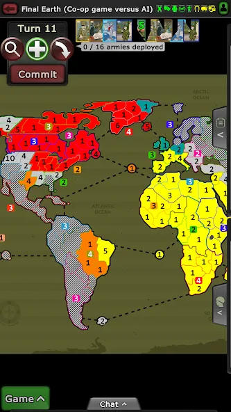 Warzone - turn based strategy — взломанная версия, Безлимитные ресурсы и мощная армия — скриншот 5 Warzone - turn based strategy — взломанная версия, Безлимитные ресурсы и мощная армия — скриншот 5