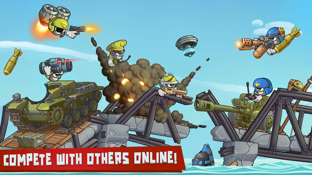 Скачать Warlings 2: Total Armageddon последней версии — Безлимитные ресурсы и мощное оружие — скриншот 5 Скачать Warlings 2: Total Armageddon последней версии — Безлимитные ресурсы и мощное оружие — скриншот 5