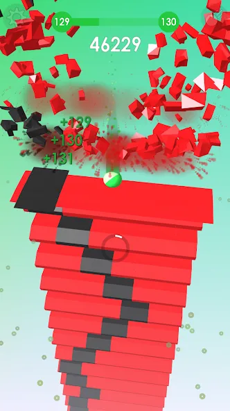 Ball: Blast colorful bricks 3d — последняя версия с модом (Без рекламы и много жизней) — скриншот 2