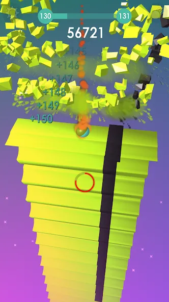 Ball: Blast colorful bricks 3d — последняя версия с модом (Без рекламы и много жизней) — скриншот 5