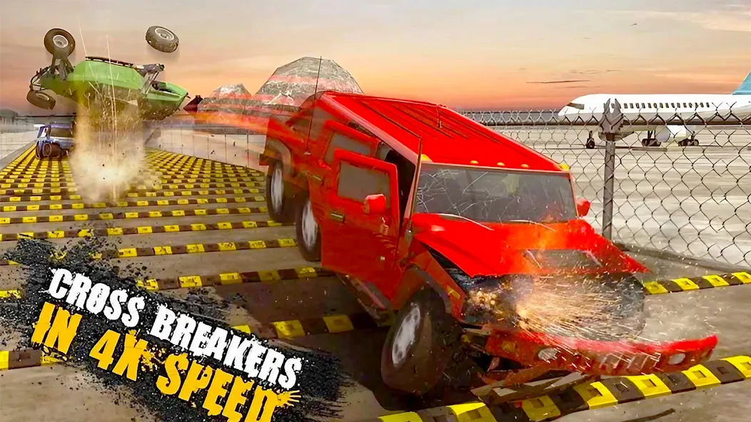 Car Crash Speed Bump Car Games — взломанная версия, Безлимитные деньги и все машины открыты — скриншот 3