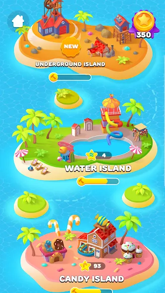 Sand Balls - Puzzle Game бесплатно на Андроид — мод: Безлимитные деньги и подсказки — скриншот 5