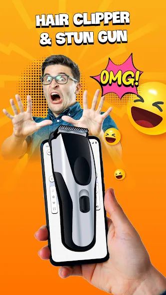 Prank Sounds Haircut, Air Horn MOD APK: Разблокированы все звуки и функции — скриншот 2