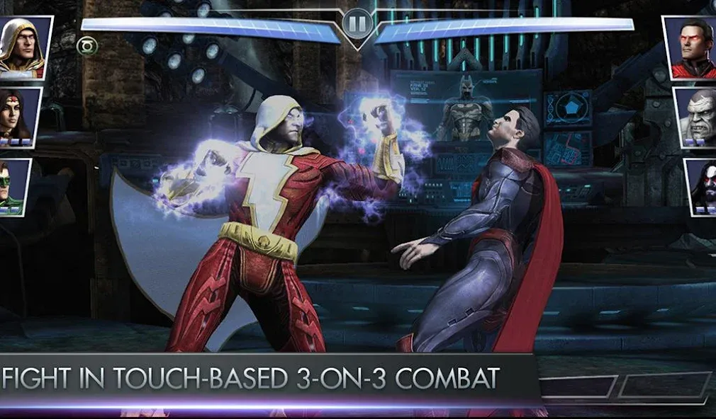 Injustice: Gods Among Us на телефон — скачать мод: Безлимитная энергия и все герои открыты — скриншот 2 Injustice: Gods Among Us на телефон — скачать мод: Безлимитная энергия и все герои открыты — скриншот 2