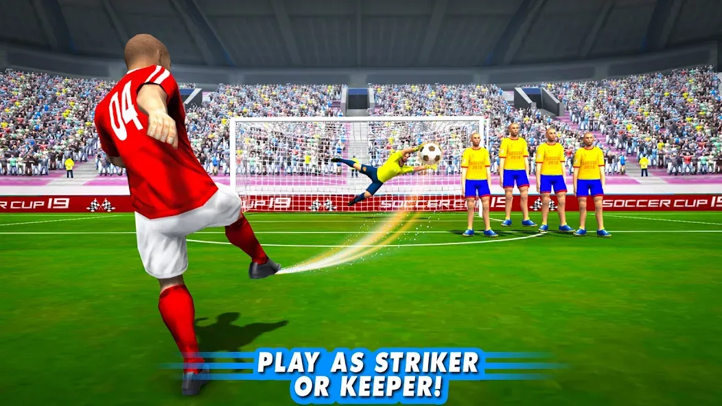 Скачать мод ultimate football game 2024 — Безлимитные монеты и энергия — скриншот 4