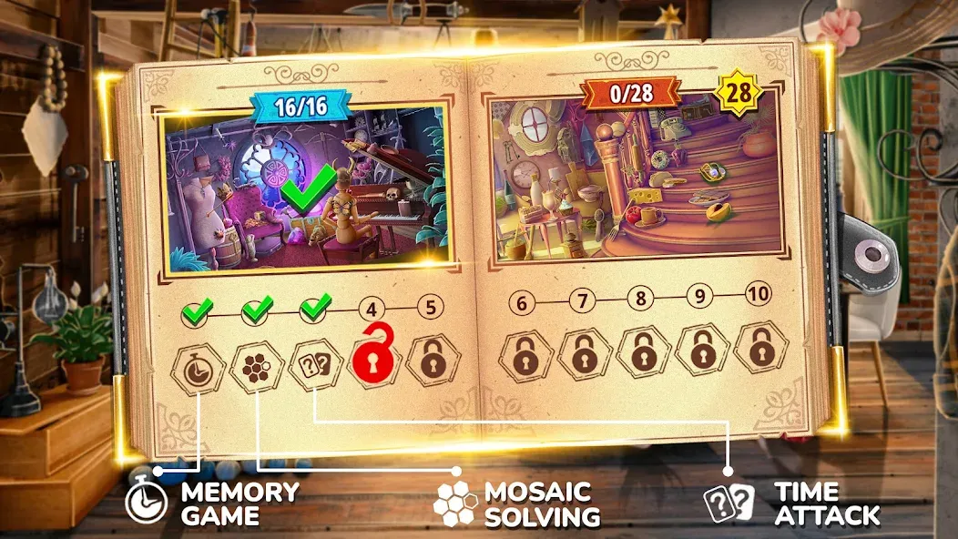 Books of Wonder Hidden Objects взлом на Андроид — Все предметы легко найти — скриншот 2 Books of Wonder Hidden Objects взлом на Андроид — Все предметы легко найти — скриншот 2