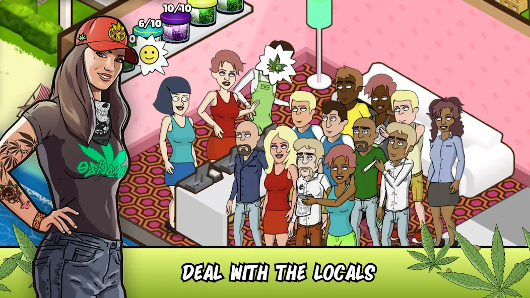 Скачать взлом Weed City - Hemp Farm Tycoon — Безлимитные деньги и ресурсы — скриншот 3 Скачать взлом Weed City - Hemp Farm Tycoon — Безлимитные деньги и ресурсы — скриншот 3
