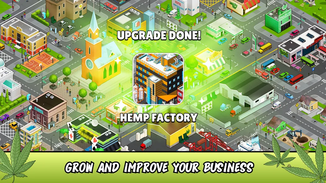 Скачать взлом Weed City - Hemp Farm Tycoon — Безлимитные деньги и ресурсы — скриншот 4 Скачать взлом Weed City - Hemp Farm Tycoon — Безлимитные деньги и ресурсы — скриншот 4