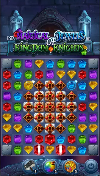 Jewels of Kingdom Knights — скачать мод: Безлимитные монеты и жизни — скриншот 4