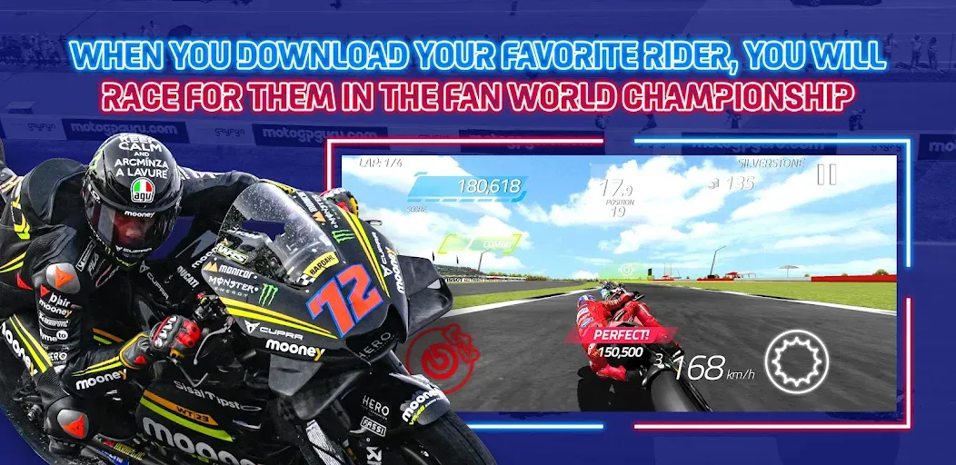 Скачать взлом MotoGP Racing '23 — Безлимитные деньги и все мотоциклы — скриншот 4