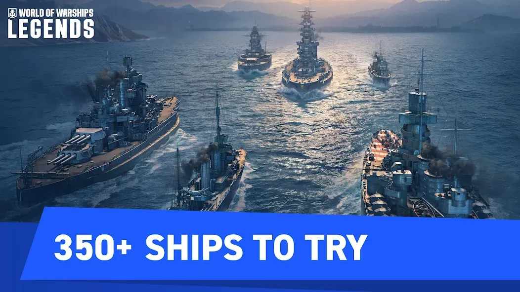 World of Warships Legends PvP MOD APK скачать на Андроид — Много золота и свободный доступ — скриншот 1 World of Warships Legends PvP MOD APK скачать на Андроид — Много золота и свободный доступ — скриншот 1