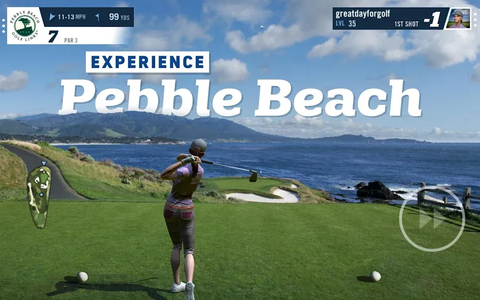 WGT Golf — взломанная версия, Безлимитные деньги и премиум — скриншот 1