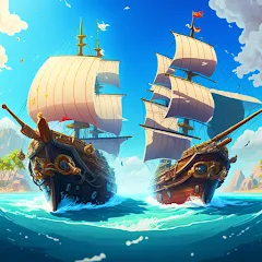 Скачать Pirate Raid - Caribbean Battle бесплатно — Безлимитные ресурсы и мощные корабли