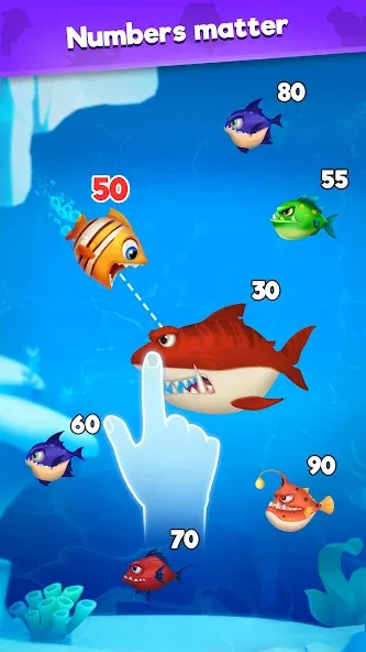 Fish Go.io - Be the fish king — Много рыбы и быстрый рост, скачать мод APK — скриншот 2