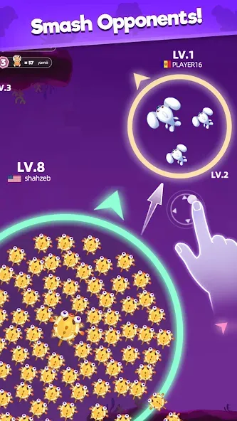 Fish Go.io - Be the fish king — Много рыбы и быстрый рост, скачать мод APK — скриншот 5