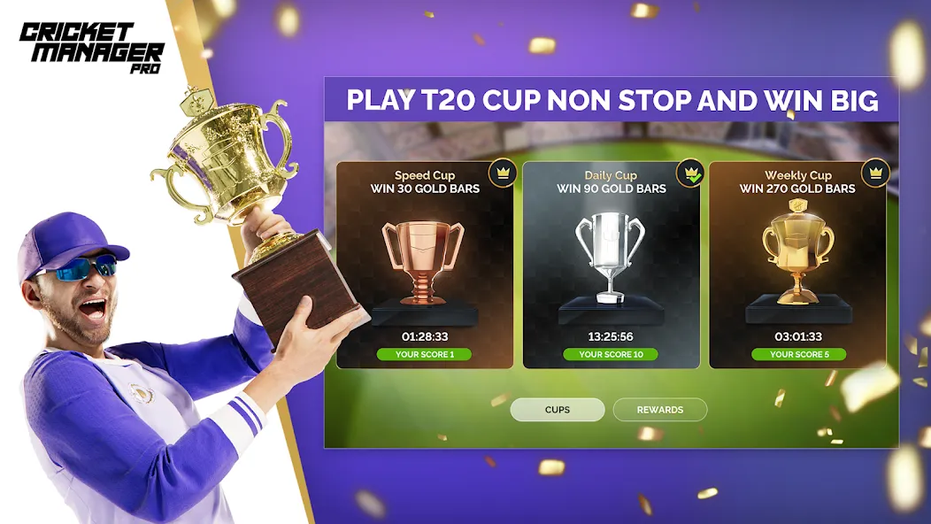 Cricket Manager Pro 2023 — Безлимитные деньги и ресурсы, скачать мод APK — скриншот 2