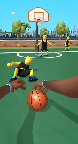 Dribble Hoops — скачать мод: Безлимитные деньги и разблокированы все мячи — скриншот 3