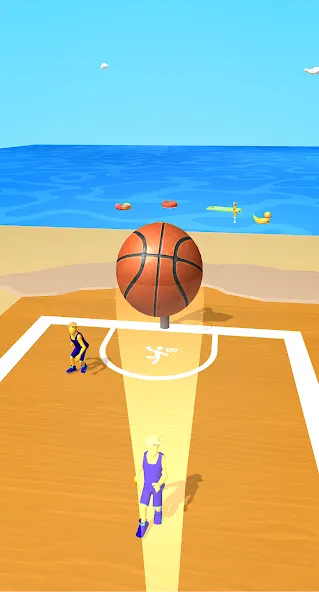 Dribble Hoops — скачать мод: Безлимитные деньги и разблокированы все мячи — скриншот 4