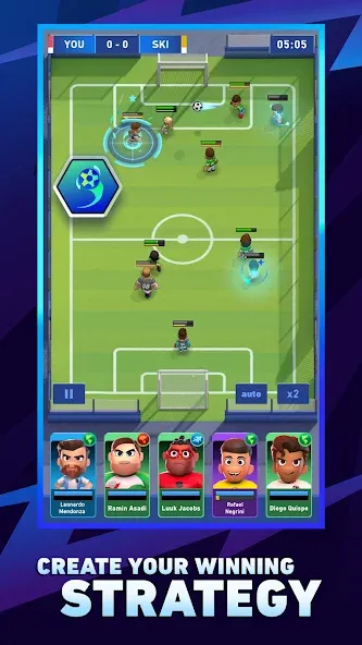 Мод AFK Football: RPG Soccer Games — Безлимитные деньги и энергия, скачать APK — скриншот 1 Мод AFK Football: RPG Soccer Games — Безлимитные деньги и энергия, скачать APK — скриншот 1
