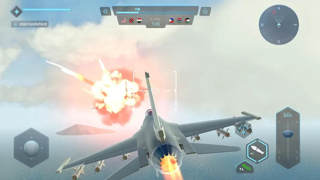 Sky Warriors: Airplane Games взлом APK — Безлимитные деньги и улучшенное оружие — скриншот 5 Sky Warriors: Airplane Games взлом APK — Безлимитные деньги и улучшенное оружие — скриншот 5