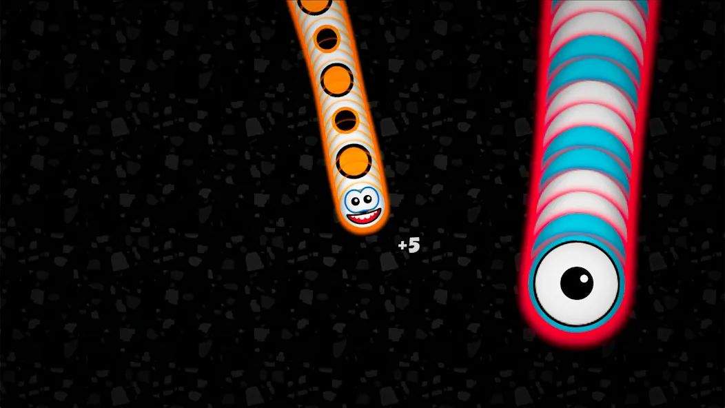 Worms Zone .io - Hungry Snake (Мод: Без рекламы и много монет) — скачать на Андроид — скриншот 2 Worms Zone .io - Hungry Snake (Мод: Без рекламы и много монет) — скачать на Андроид — скриншот 2